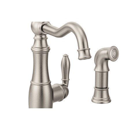 Moen One-Handle Kitchen Faucet Spot Resist Stainless S72101SRS